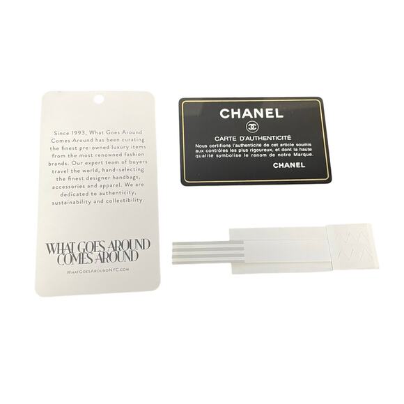 Chanel 2013 Chain Around Flap Bag Quilted Navy Blue Lambskin Leather - Picture 11 of 11